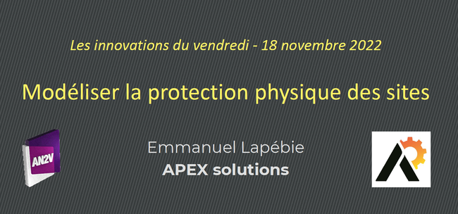 Présentation AN2V modélisation de la protection physique des sites sensible